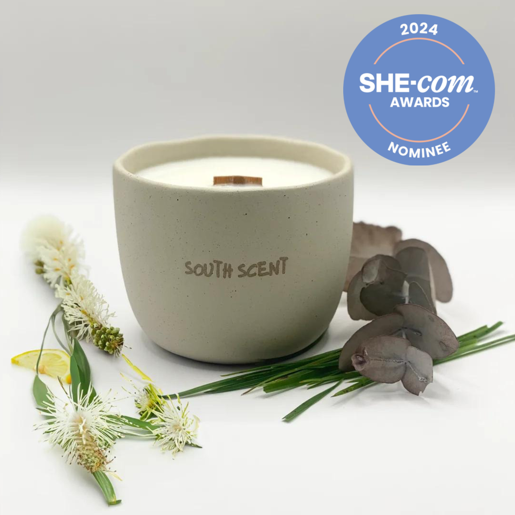 Aus Bamboo Grass + Euc Citriodora Soy Candle - South Scent