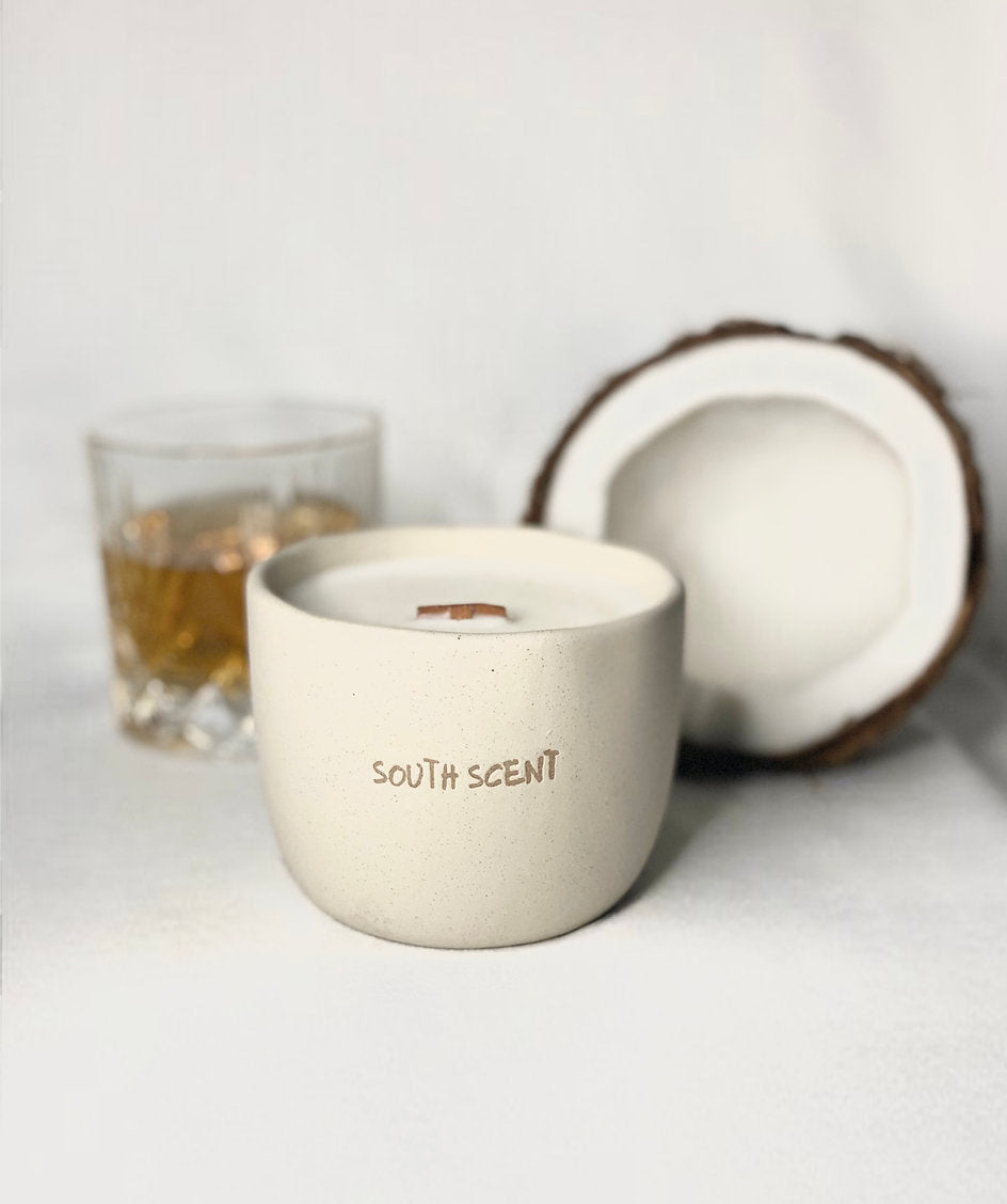 Dark Rum + Coconut Soy Candle - South Scent