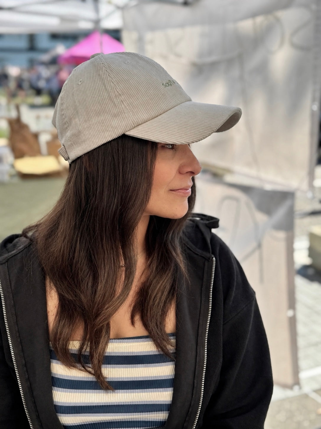 Cream Corduroy South Scent Cap